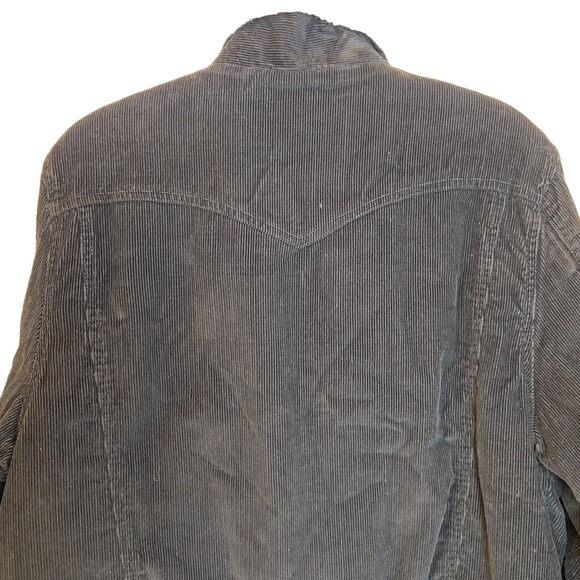 Marvin Richards Sherpa Lined Corduroy Jacket Size XL Black Womens - Picture 6 of 11